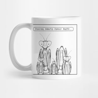 Praying Mantis family photo Mug